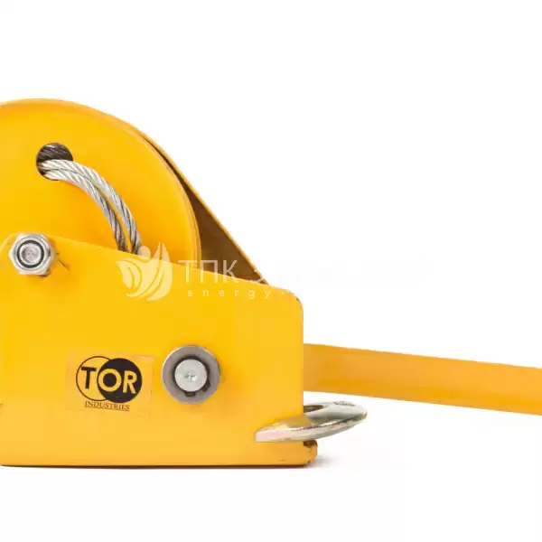 Лебедка ручная TOR ЛБ-1200 (BHW) г/п 0,54 т длина троса 10 м